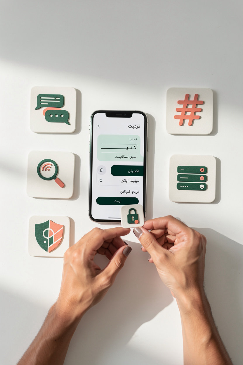 Sufred platform features showcase - Arabic social media community discussion